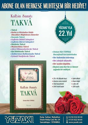 Yüzakı Dergisi Yıllık Abonelik - Yurtiçi